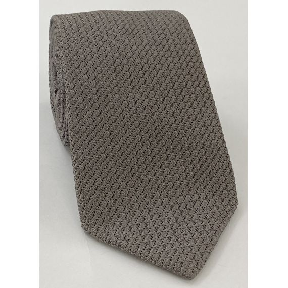 Charcoal Gray Grenadine Grossa Silk Tie GGT-20