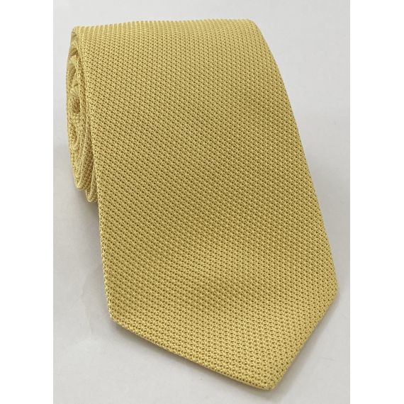 Light Yellow Piccola Grenadine Silk Tie #GPT-16