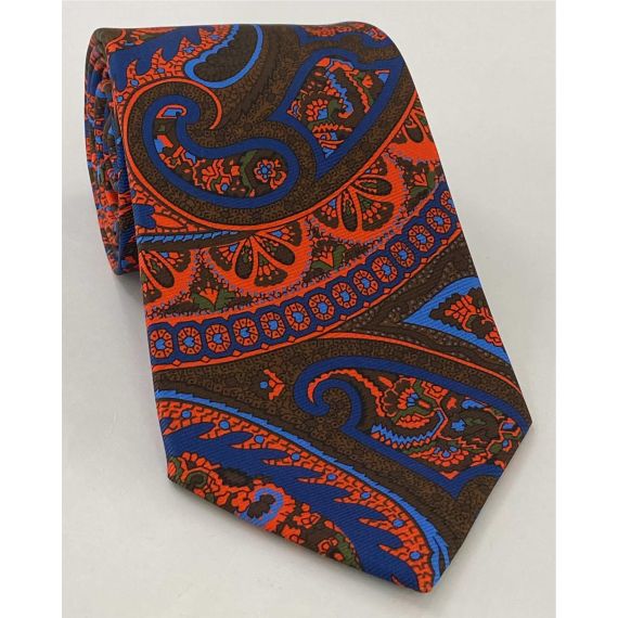 Macclesfield Modern Madder Printed Silk Tie MMPT-55