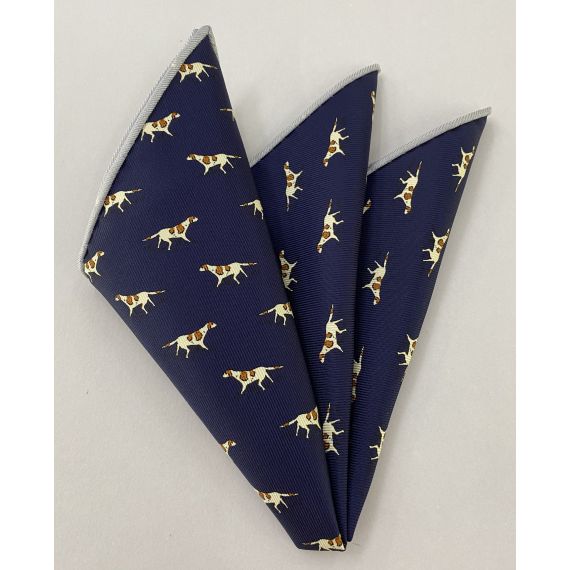 Macclesfield Madder Printed Silk Pocket Square MMPP-179