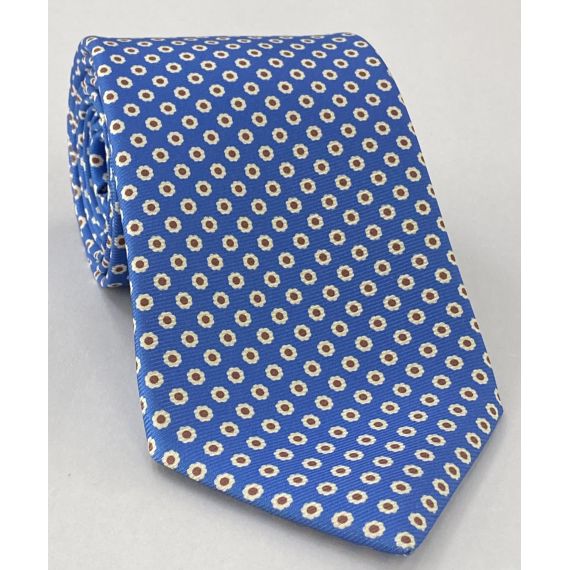 Macclesfield Modern Madder Printed Silk Tie MMPT-152