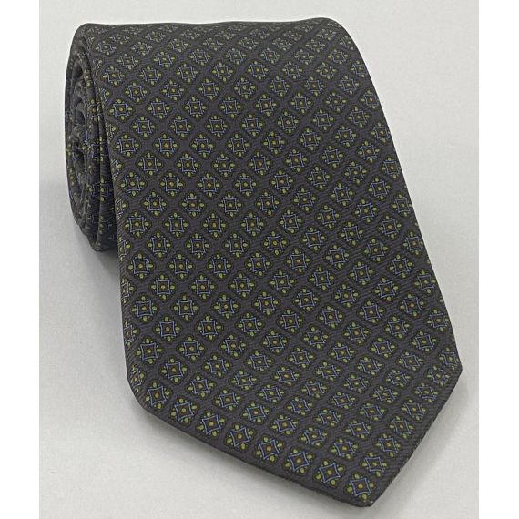 Macclesfield Modern Madder Printed Silk Tie MMPT-186