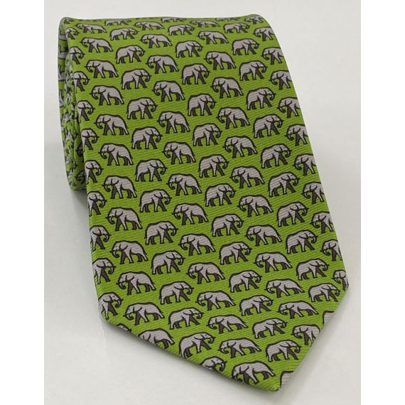 Macclesfield Modern Madder Printed Silk Tie MMPT-80