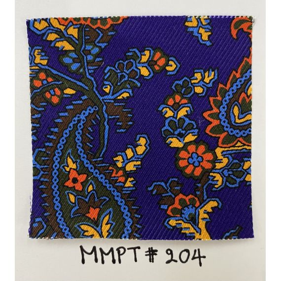 Macclesfield Modern Madder Printed Silk Tie MMPT-204