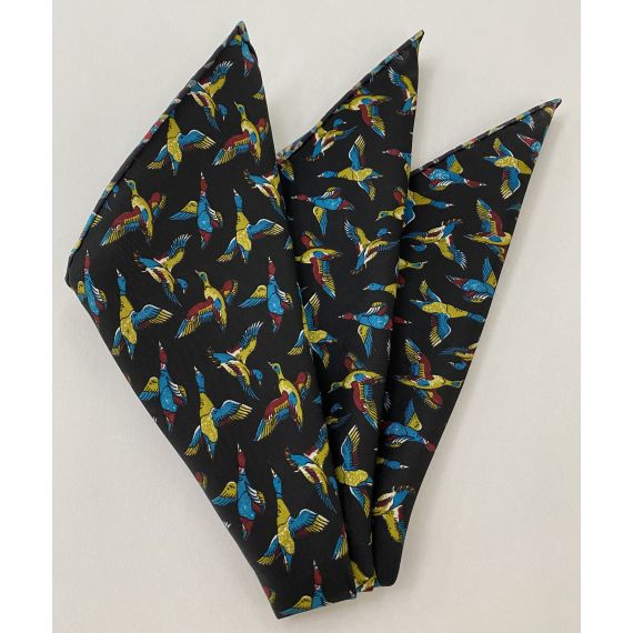 Thai Printed Silk Pocket Square 74