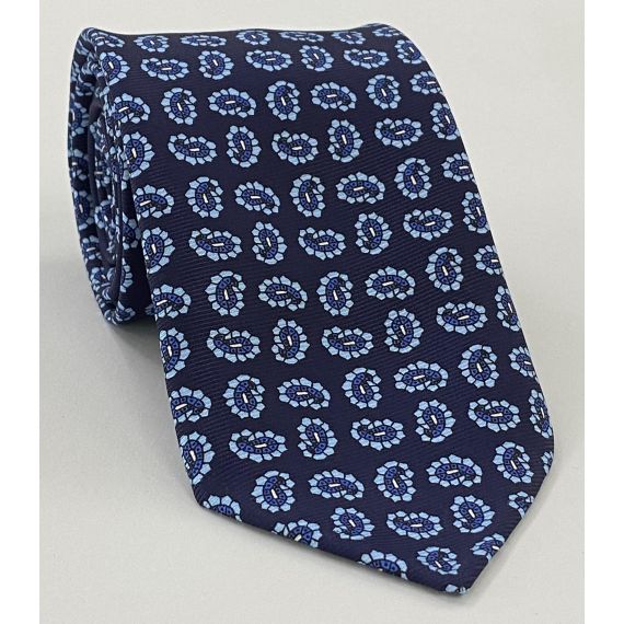 Macclesfield Modern Madder Printed Silk Tie MMPT-217