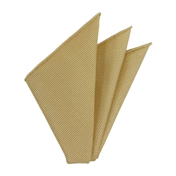 {[en]:Light Yellow Piccola Grenadine Silk Pocket Squares